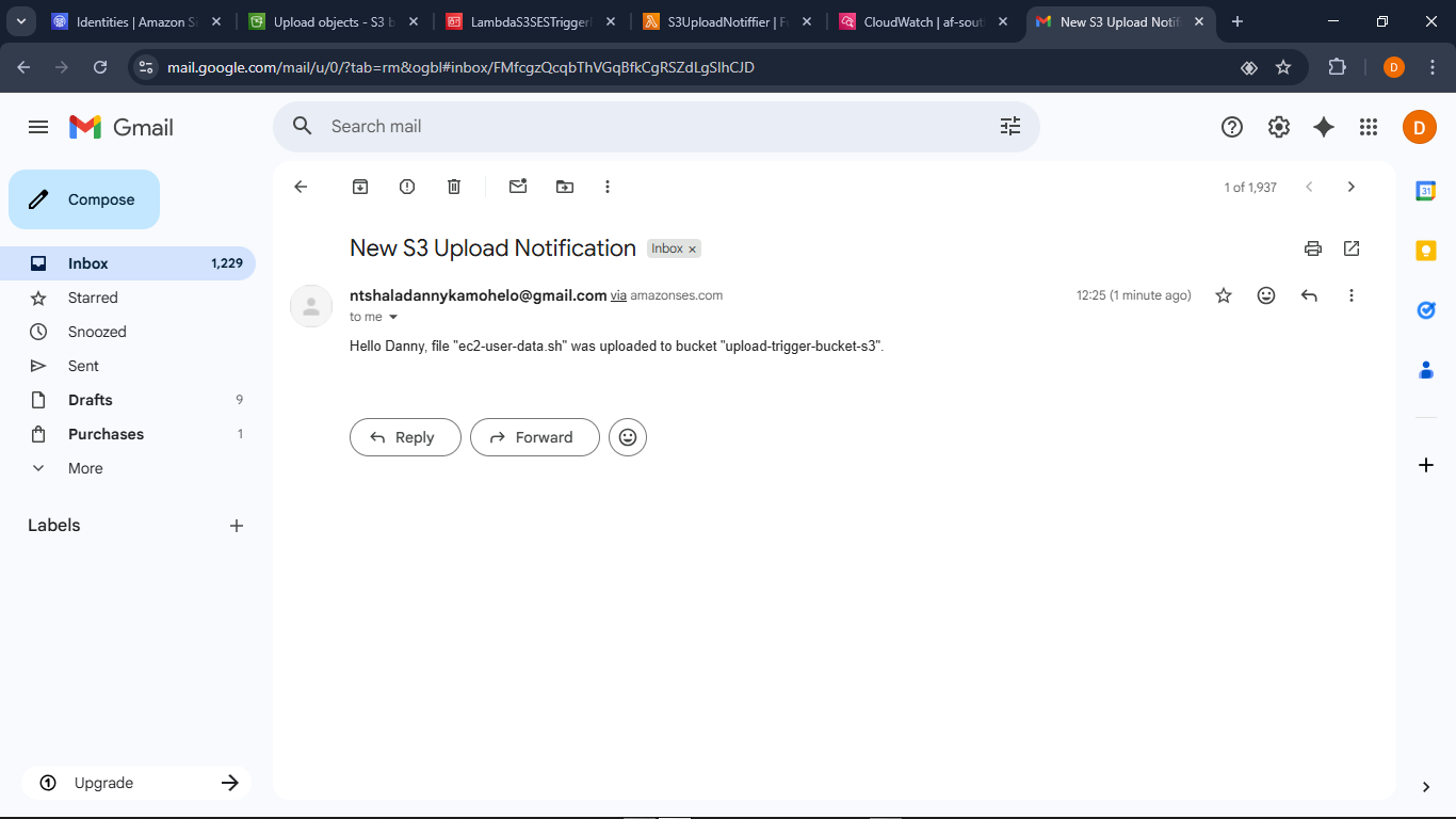 Serverless Notification System