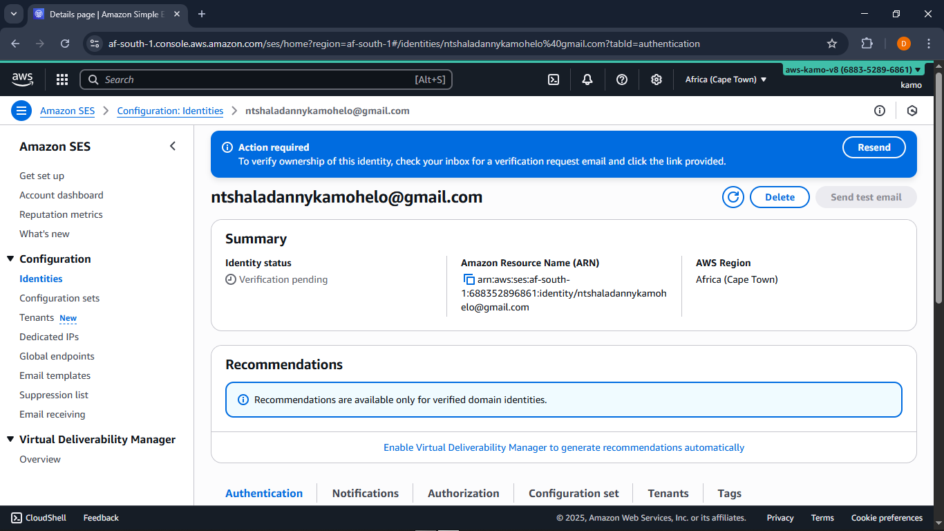 Serverless Notification System