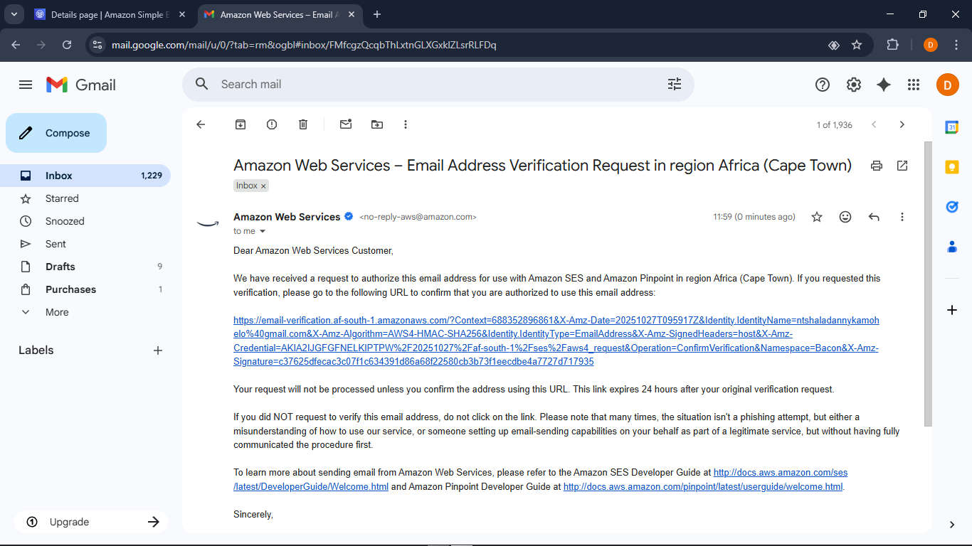 Serverless Notification System